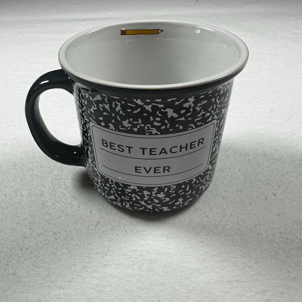 Composition Book Best Teacher Ever Coffee Mug LIKE NEW